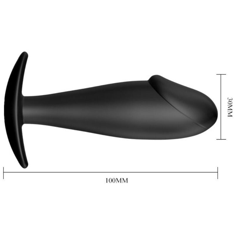 PRETTY LOVE – ANALPLUG SILIKON PENISFORM SCHWARZ