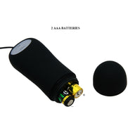 PRETTY LOVE - ANKERFÖRMIGER ANALPLUG SILIKON 12 VIBRATIONSMODI SCHWARZ