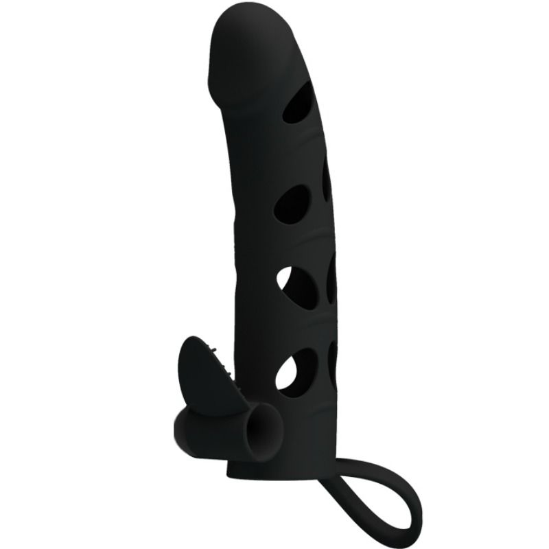 PRETTY LOVE - SILIKONÜBERZUG MIT VIBRATION 15,2 CM