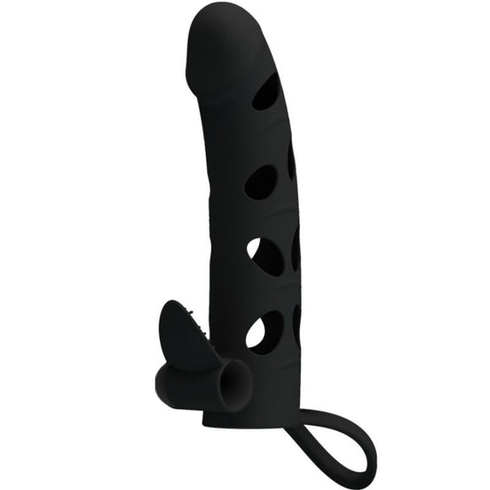 PRETTY LOVE - SILIKONÜBERZUG MIT VIBRATION 15,2 CM