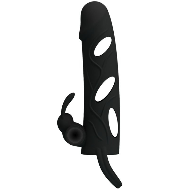 PRETTY LOVE - SILIKONÜBERZUG MIT VIBRATION 14 CM 1.0