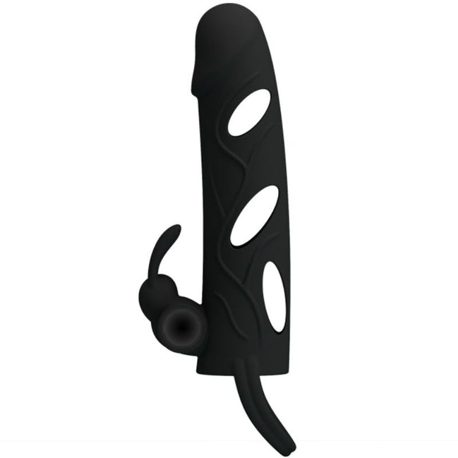 PRETTY LOVE - SILIKONÜBERZUG MIT VIBRATION 14 CM 1.0