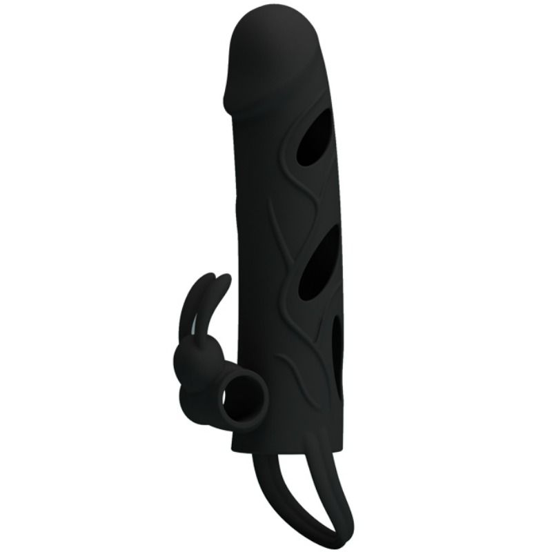 PRETTY LOVE - SILIKONÜBERZUG MIT VIBRATION 14 CM 1.0