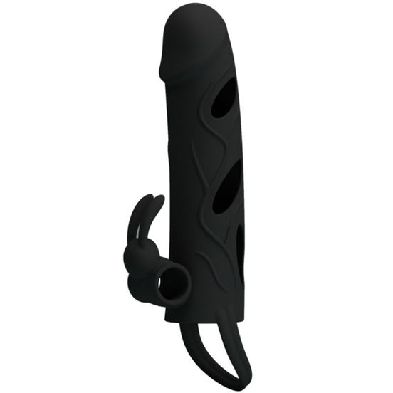 PRETTY LOVE - SILIKONÜBERZUG MIT VIBRATION 14 CM 1.0