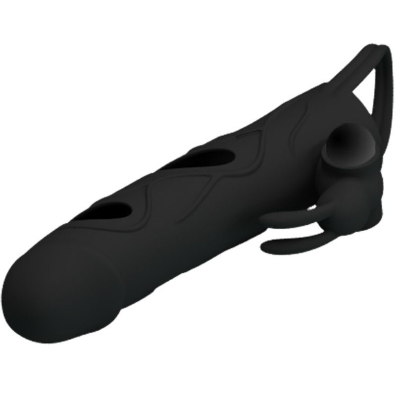 PRETTY LOVE - SILIKONÜBERZUG MIT VIBRATION 14 CM 1.0
