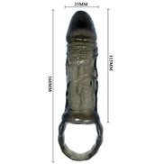 BAILE - PENISVERLÄNGERUNG MIT HODENRING 11,5 CM