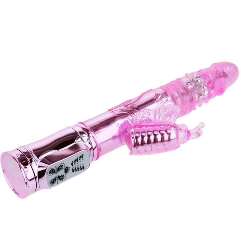 BAILE - RECHARGEABLE Sensory Device WITH ROTATION AND THROBBING BUTTERF STIMULATOR