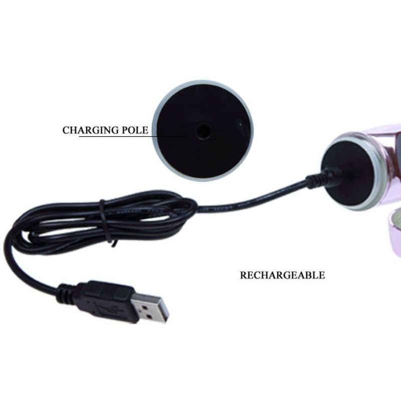 BAILE - RECHARGEABLE Sensory Device WITH ROTATION AND THROBBING BUTTERF STIMULATOR