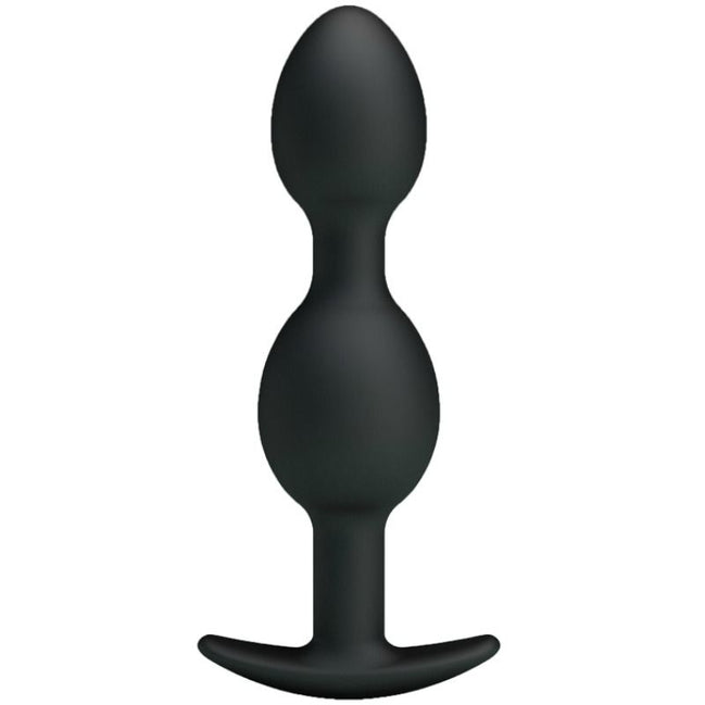 PRETTY LOVE - SILIKON ANALKUGELN 12,5 CM SCHWARZ