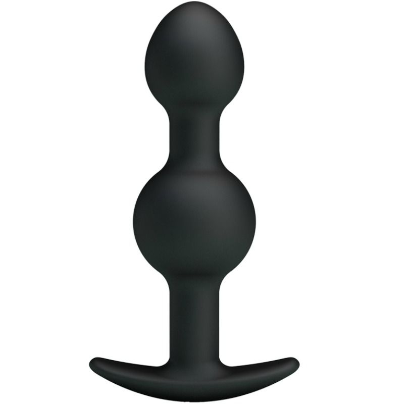 PRETTY LOVE – SPEZIELLE STIMULATION SILIKON ANALKUGELN 10,3 CM SCHWARZ