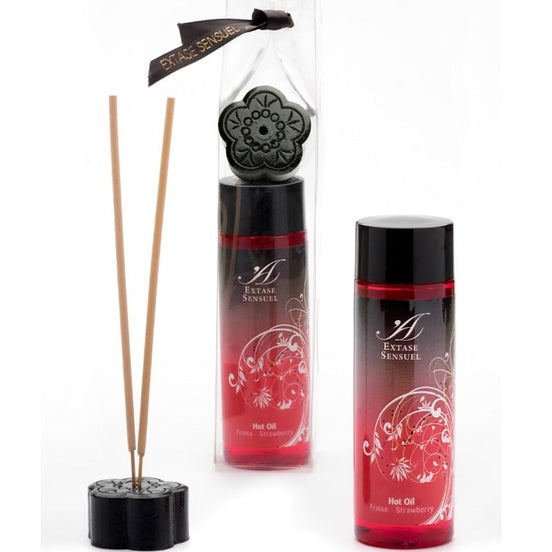 EXTASE SENSUAL – ERDBEER WÄRMENDES STIMULATIONSÖL 100 ML