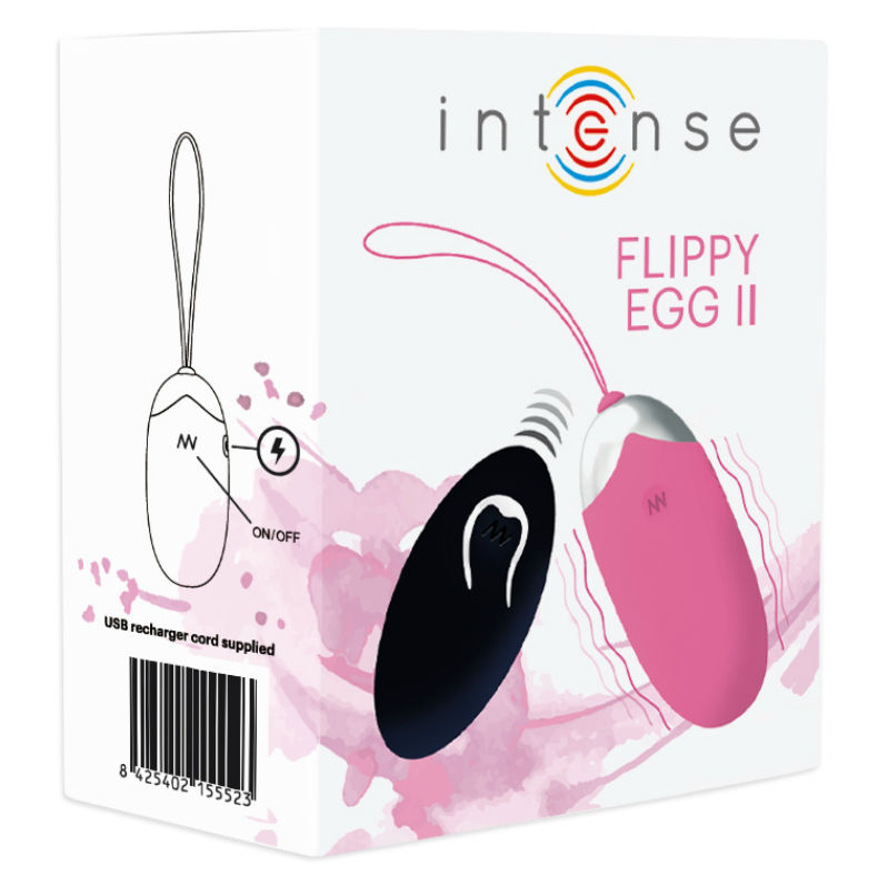 INTENSE - FLIPPY II VIBRIERENDES EI MIT FERNBEDIENUNG PINK