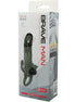 BAILE - BRAVE MAN PENIS COVER MIT KLITORIS- UND ANALSTIMULATION DOPPELTER KUGELVIBRATOR SCHWARZ 16,5 CM