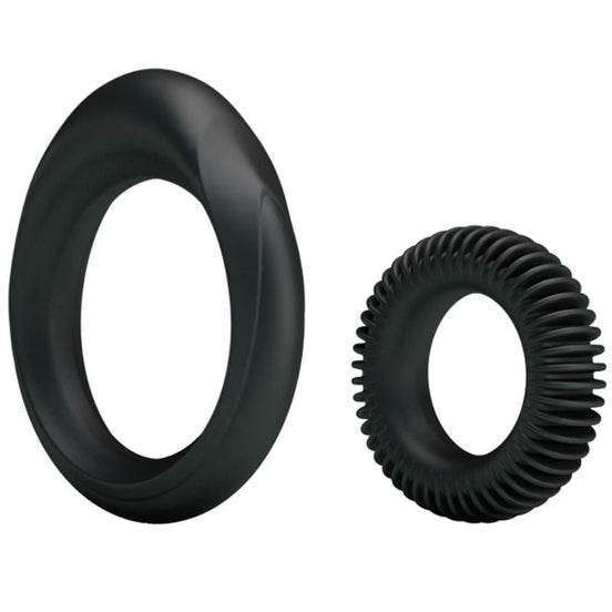 BAILE - KIT 2 SILIKONRINGE COCKRING PENISRING