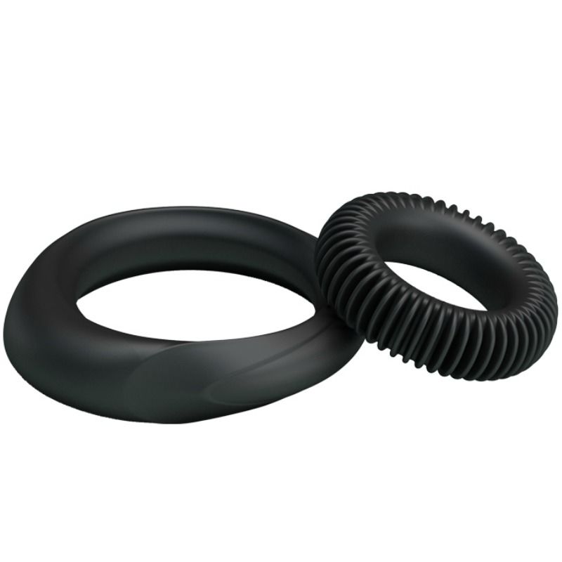 BAILE - KIT 2 SILIKONRINGE COCKRING PENISRING