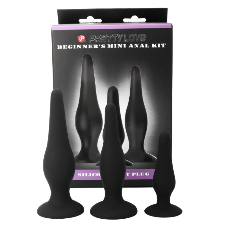 PRETTY LOVE - ANALPLUGS SILIKON-ANFÄNGER-SET