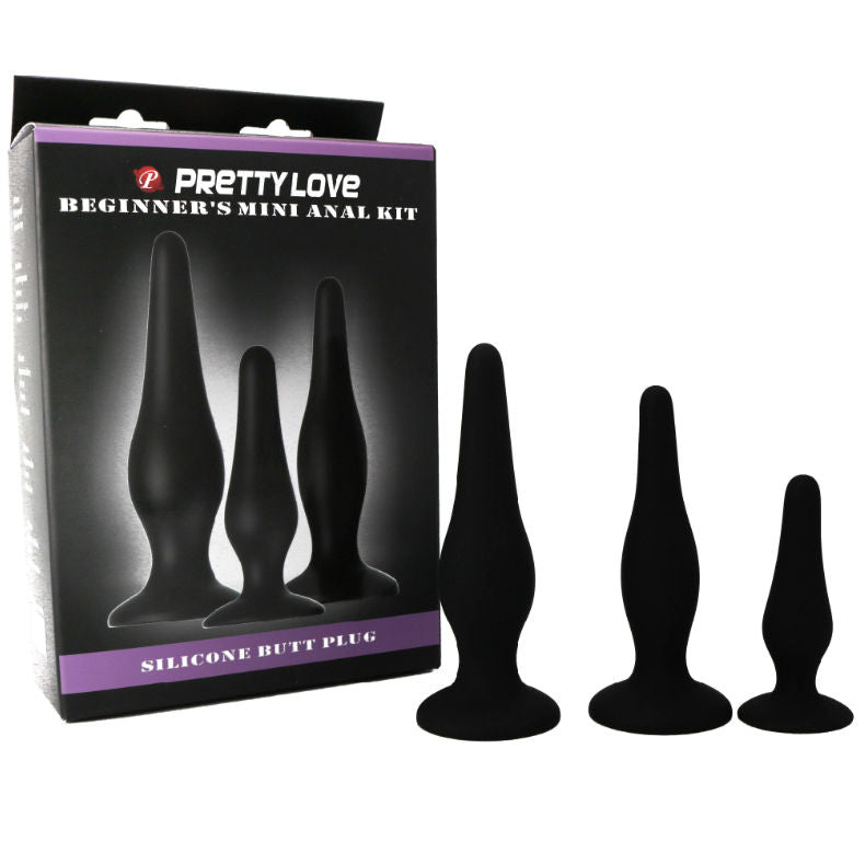 PRETTY LOVE - ANALPLUGS SILIKON-ANFÄNGER-SET