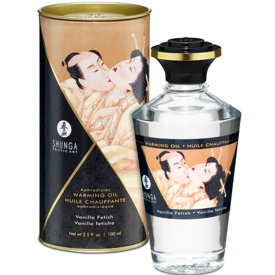 SHUNGA - FETISH VANILLA GESCHMACK WÄRMEEFFEKT MASSAGEÖL 100 ML