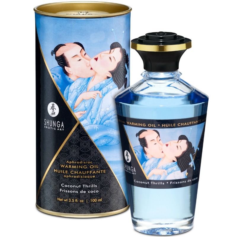 SHUNGA - KOKOSNUSSGESCHMACK WÄRMEEFFEKT MASSAGEÖL 100 ML
