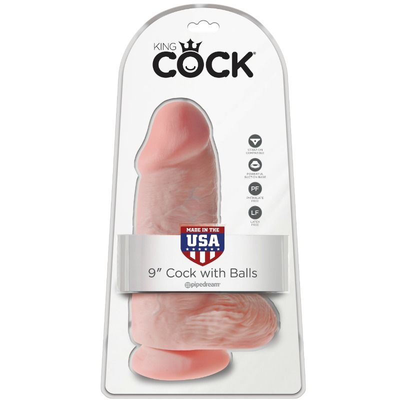 KING COCK - REALISTISCHER PENIS PRALL 23 CM