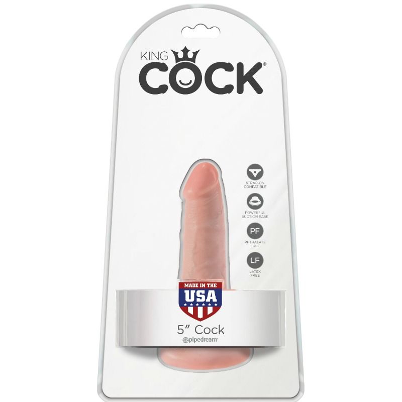 KING COCK - Wellness Device WITH BALLS 14 CM FLESH
