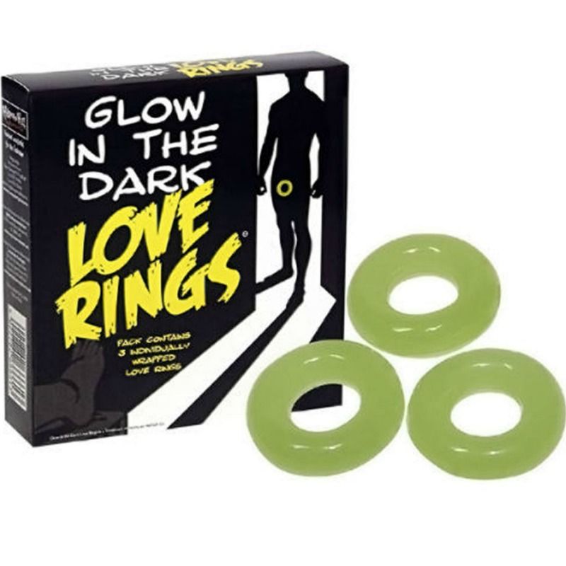SPENCER & FLEETWOOD - PACKUNG MIT 3 FLUORESZIERENDEN RINGEN