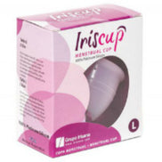 IRISCUP - GROSSER PINKER MONATSCUP + GRATIS STERILISATORBEUTEL