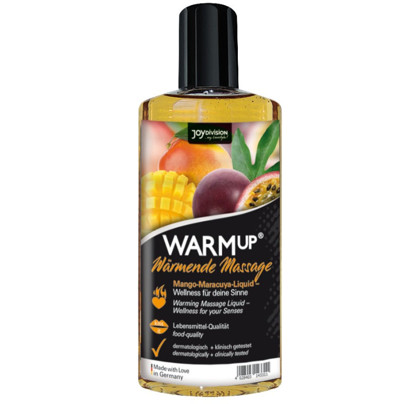 JOYDIVISION AQUAGLIDE - WARMUP MANGO UND MARACUJA MASSAGEÖL 150 ML
