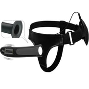 PRETTY LOVE - VITO STRAP ON MIT HOHLEM Wellness-Gerät UND VIBRATION 17,3 CM