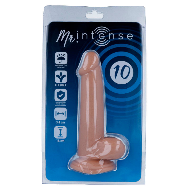MR INTENSE - 10 REALISTISCHER PENIS 18 CM -O- 3,4 CM