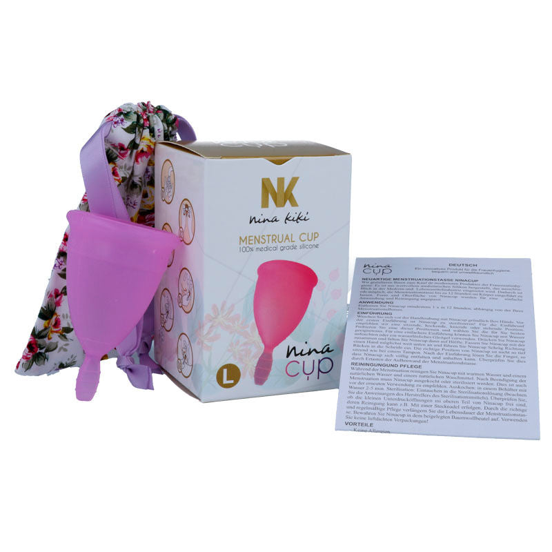 NINA KIKÍ - MENSTRUATIONSKAPPE LILA - GRÖSSE L
