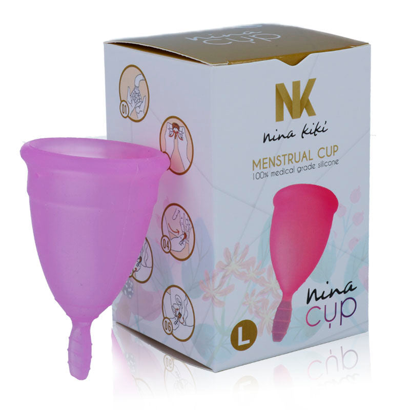 NINA KIKÍ - MENSTRUATIONSKAPPE LILA - GRÖSSE L