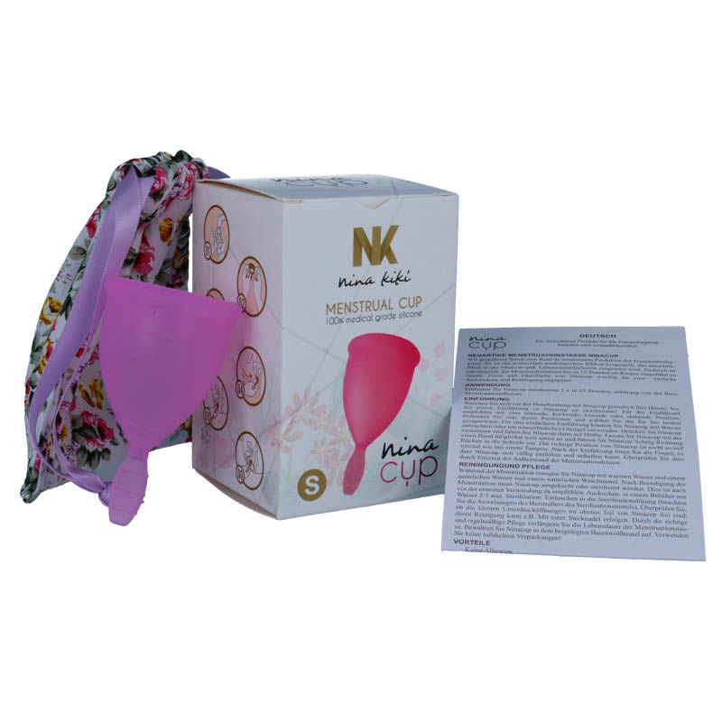 NINA KIKÍ - MENSTRUATIONSBECHER VIOLETT - GRÖSSE S