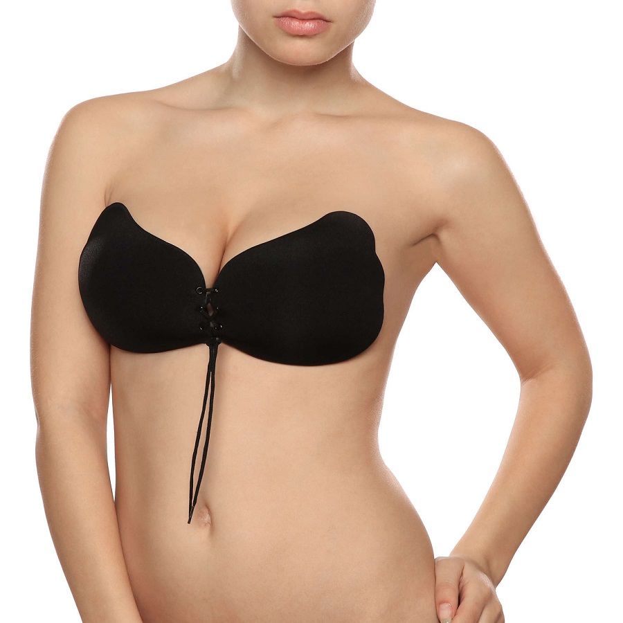 BYE-BRA - LACE-IT VERBESSERUNG PUSH-UP SCHWARZ CUP B