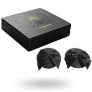 BIJOUX - BURLESQUE GLÄNZENDE NIPPLE COVER MIT SCHLEIFE