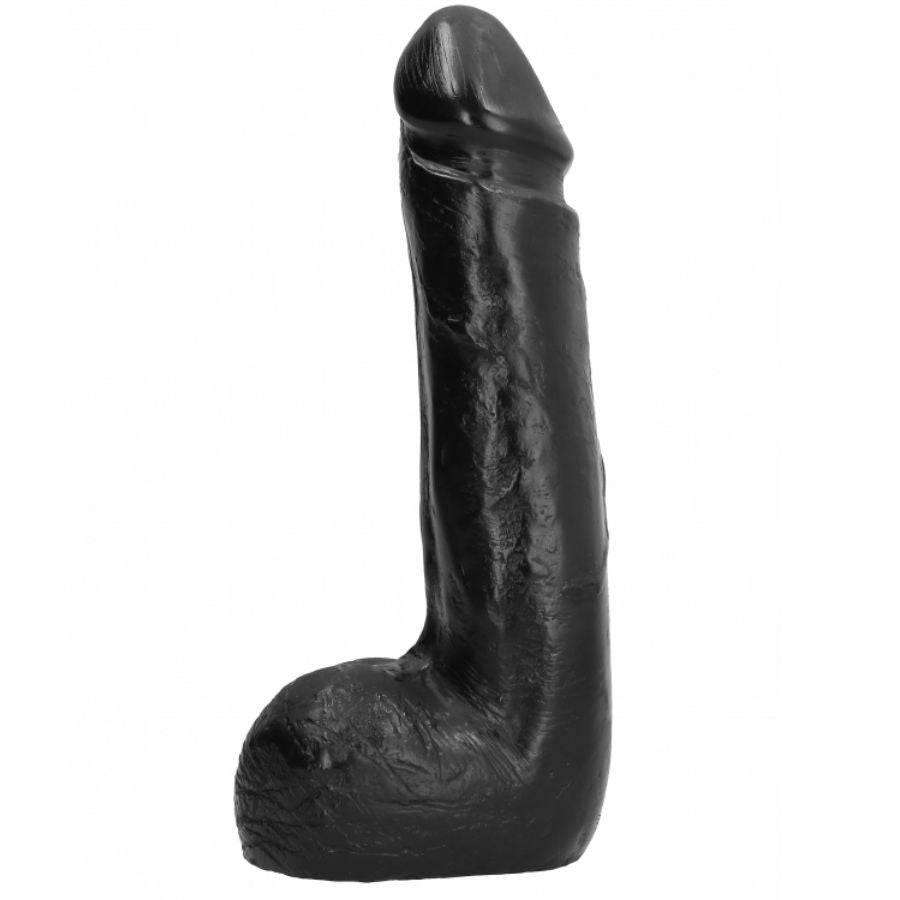 ALL BLACK - SOFT BLACK REALISTIC Wellness Device 20 CM
