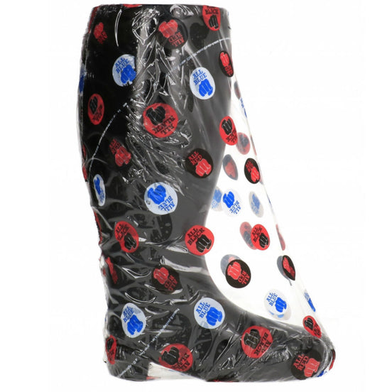 GANZ SCHWARZ – RIESIGER WEICHER FISTING-STIEFEL 31 CM