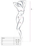 PASSION - WOMAN BS014 ROTER BODYSTOCKING EINHEITSGRÖSSE