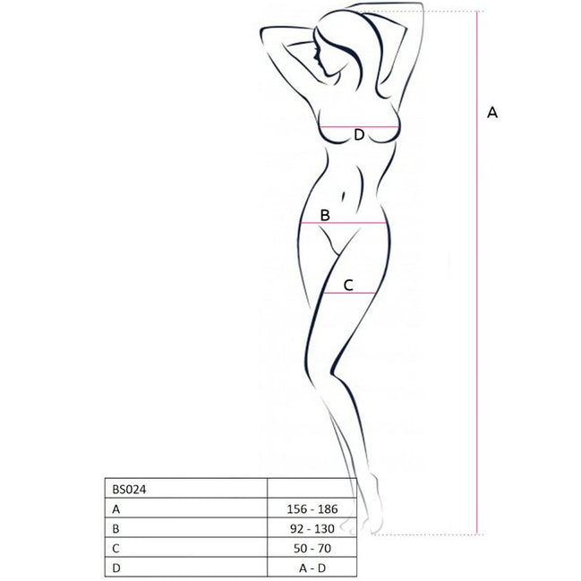 PASSION - DAMEN BODY BS024 WEISS EINHEITSGRÖSSE