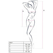 PASSION - DAMEN BS027 BODYSTRUMPF ROTES KLEID EINHEITSGRÖSSE