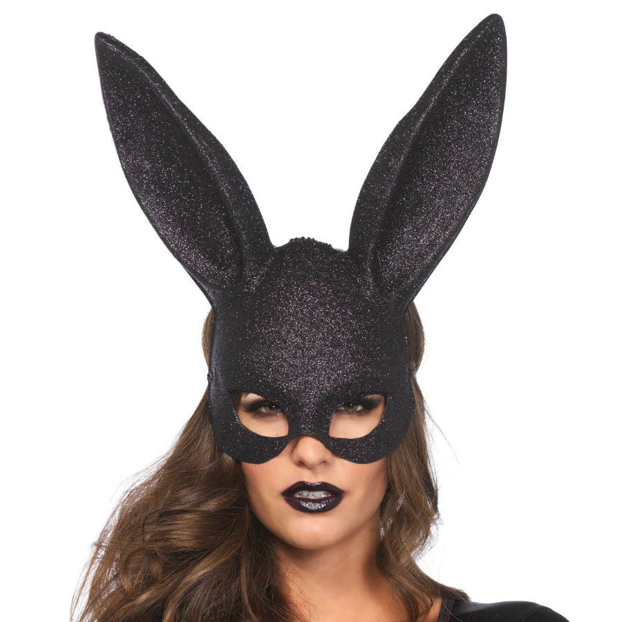 LEG AVENUE - GLITZER-HASENMASKE FÜR MASKENBÄLLE