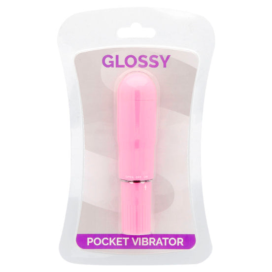 GLOSSY - POCKET Sensory Device DEEP ROSE