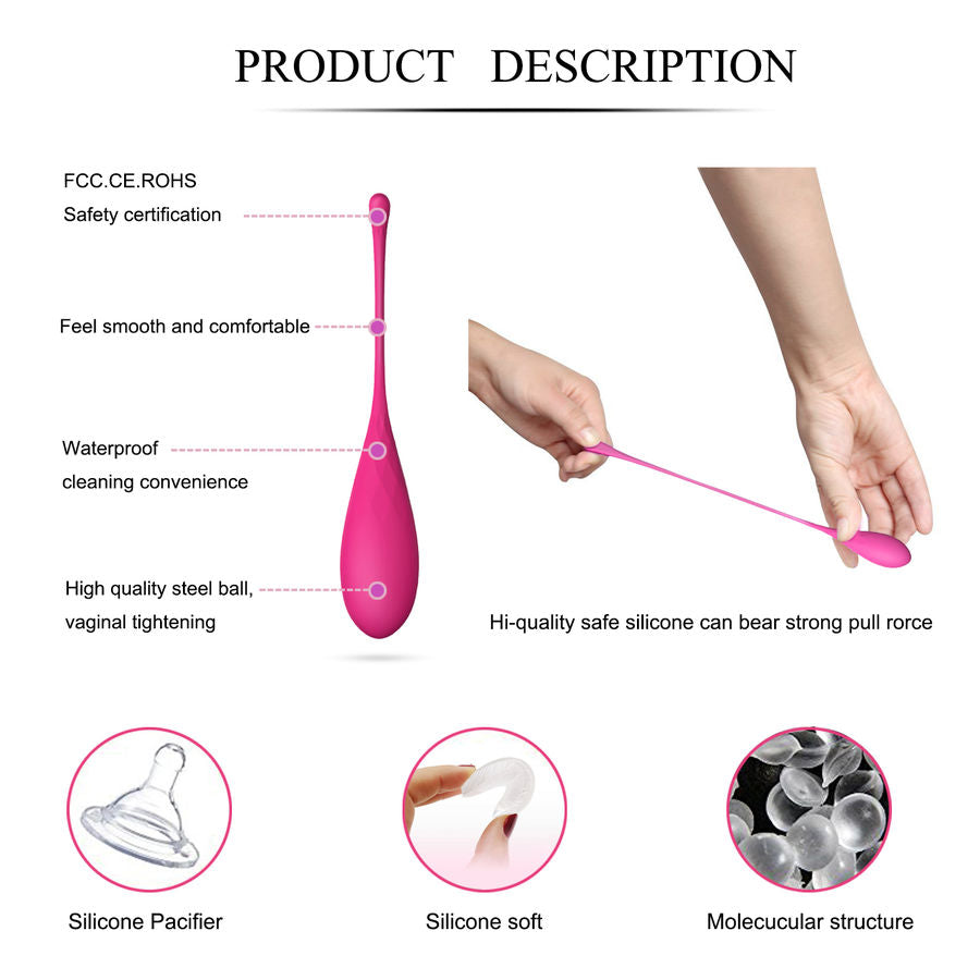 LESLIE - KEGEL FIT BECKENBODENTRAININGSSET 6 GEWICHTE
