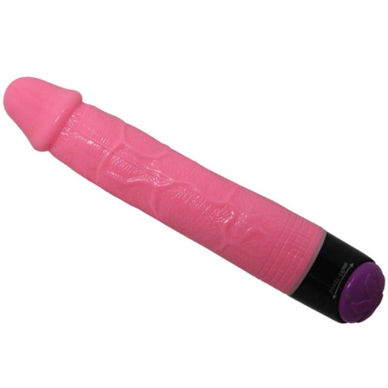 BAILE - COLORFUL SEX REALISTIC Sensory Device PINK 23 CM
