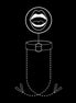 FETISH SUBMISSIVE - GAG RING WITH NIPPLE CLAMPS