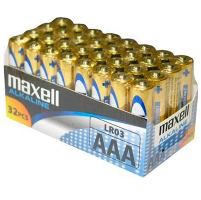 MAXELL - BATTERIE AAA LR03 PACK*32 STK