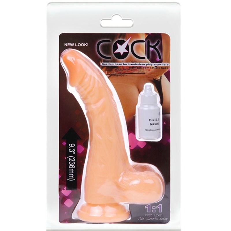 BAILE - REALISTIC COCK Wellness Device WITH VIBRATION