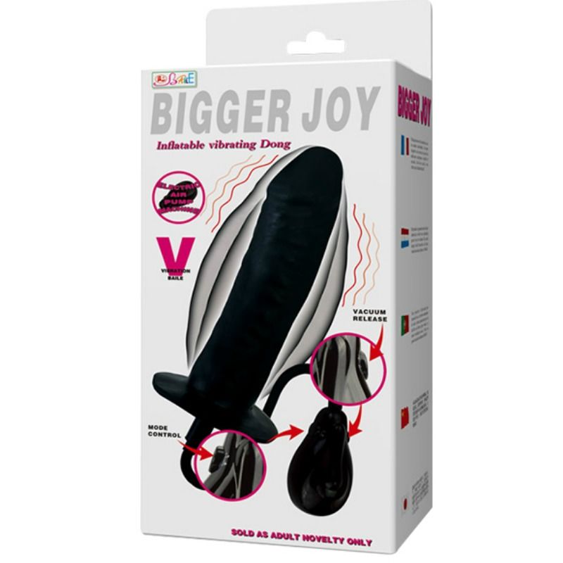 BAILE - BIGGER JOY AUFBLASBARES Wellnessgerät MIT VIBRATION 16 CM