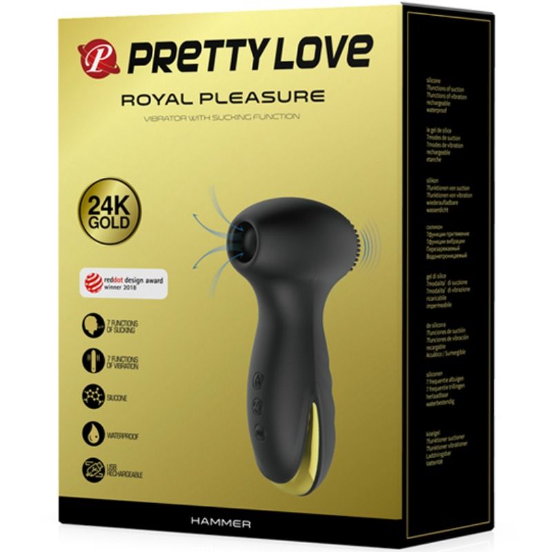 PRETTY LOVE - SMART HAMMER VIBRATION UND SAUGFUNKTION