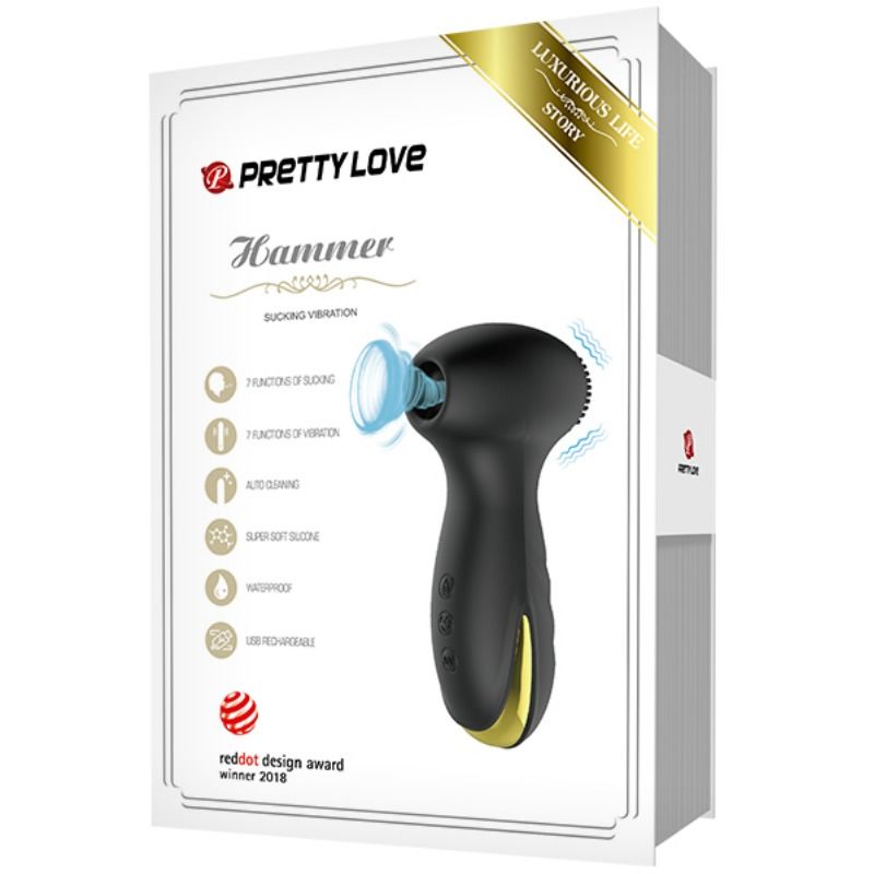 PRETTY LOVE - SMART HAMMER VIBRATION UND SAUGFUNKTION